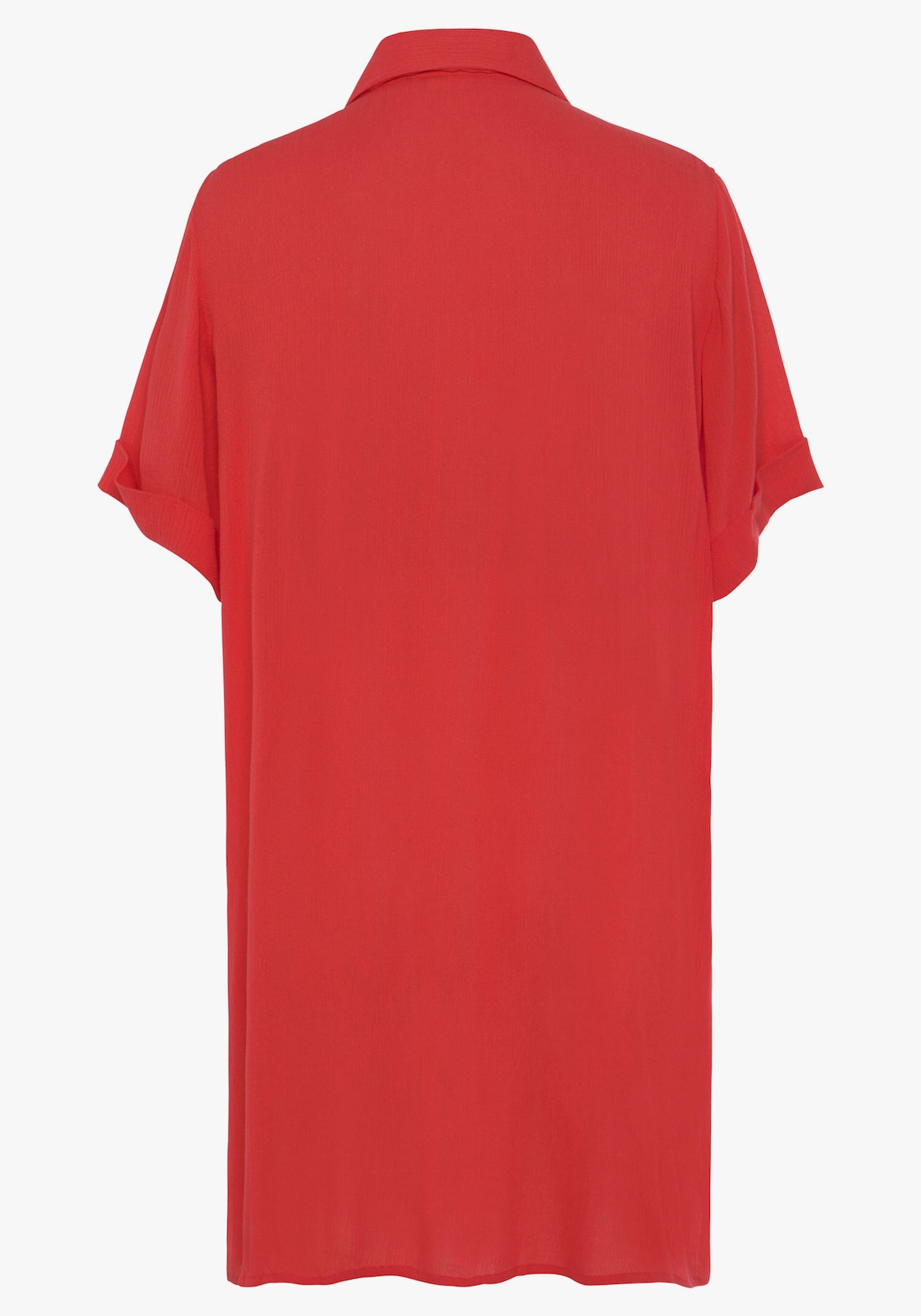 LASCANA Longline blouse - koraalrood