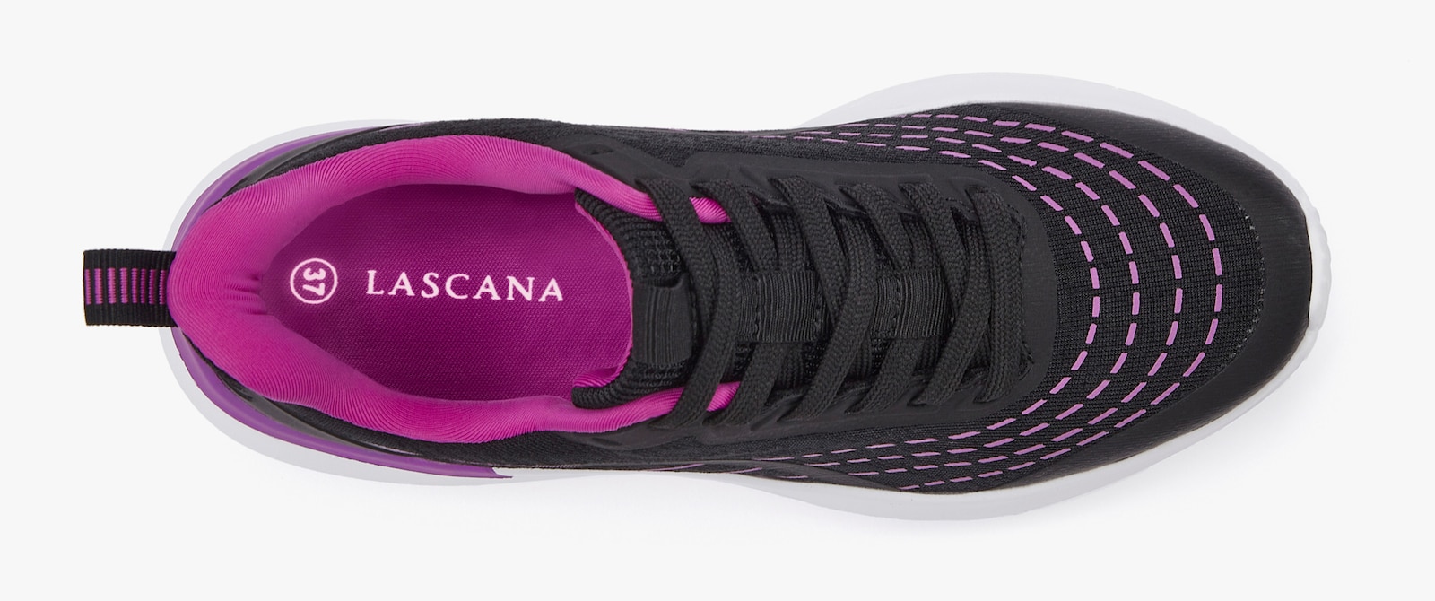 LASCANA Sneaker - schwarz/lila