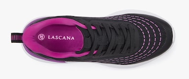 LASCANA Sneaker - zwart/lila