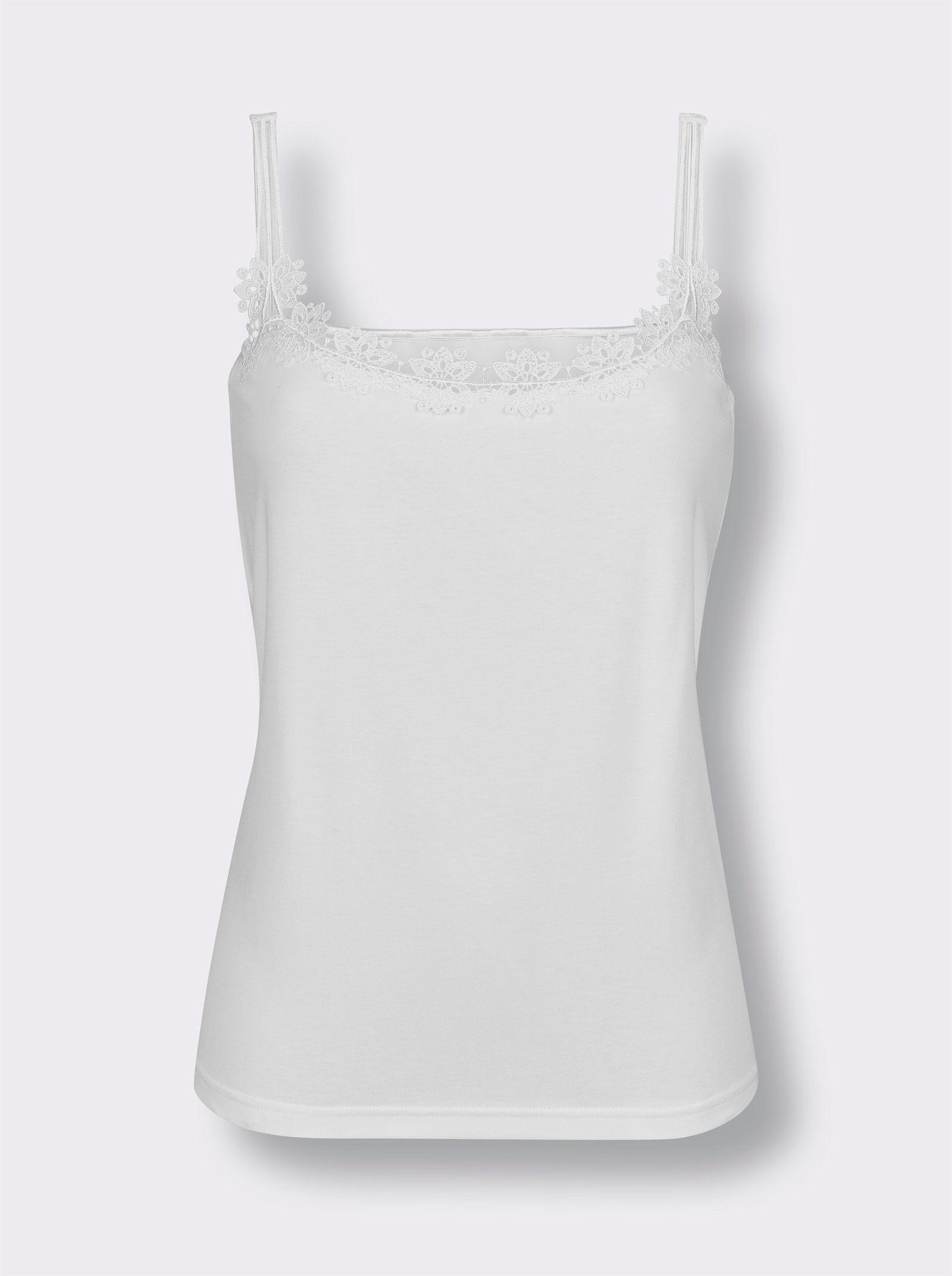 wäschepur Trägerhemd - weiß