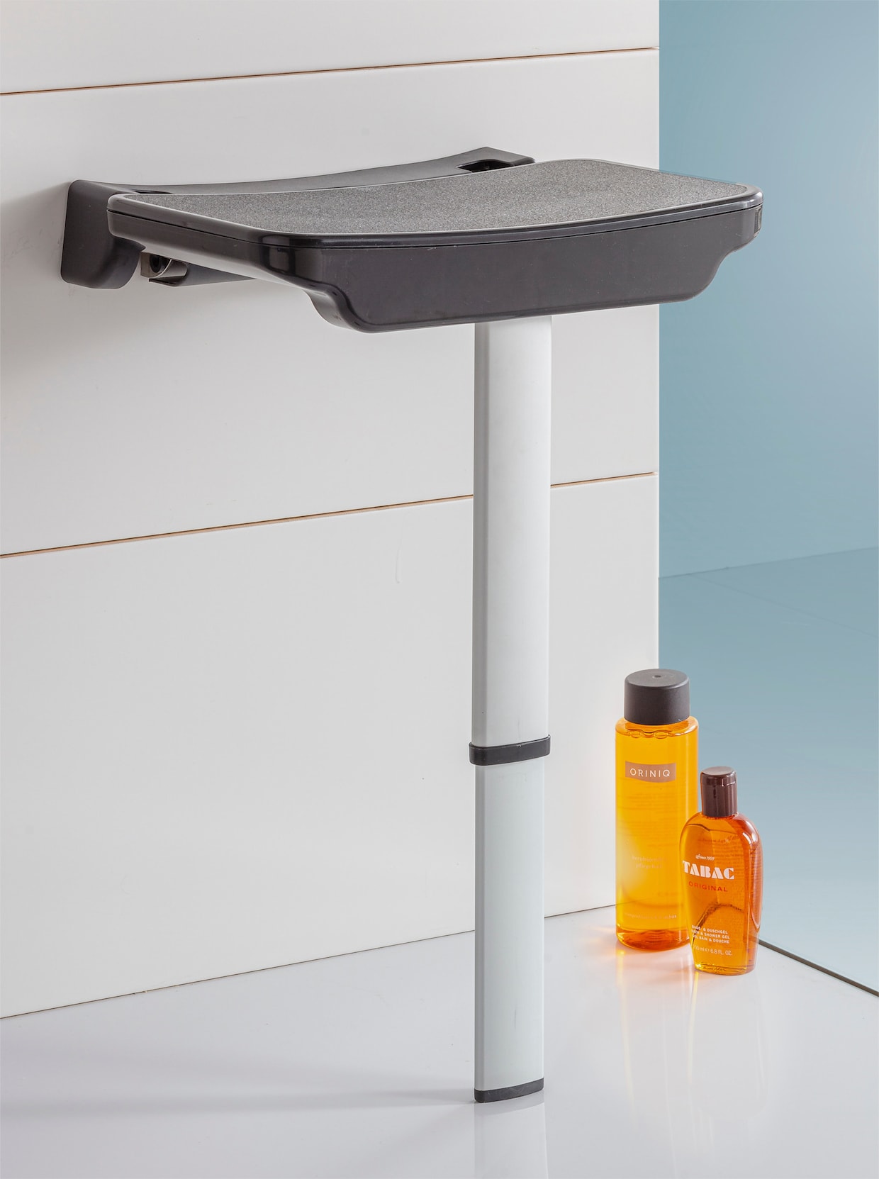 heine home Douche- en badstoel - Zilverkleur