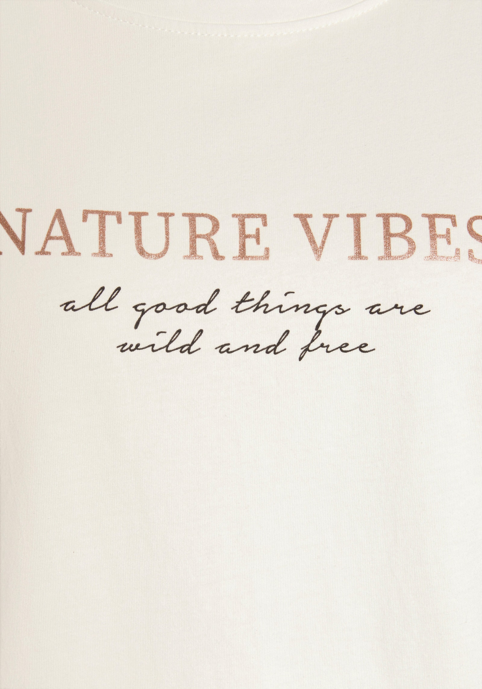 LASCANA Haut de pyjama - écru