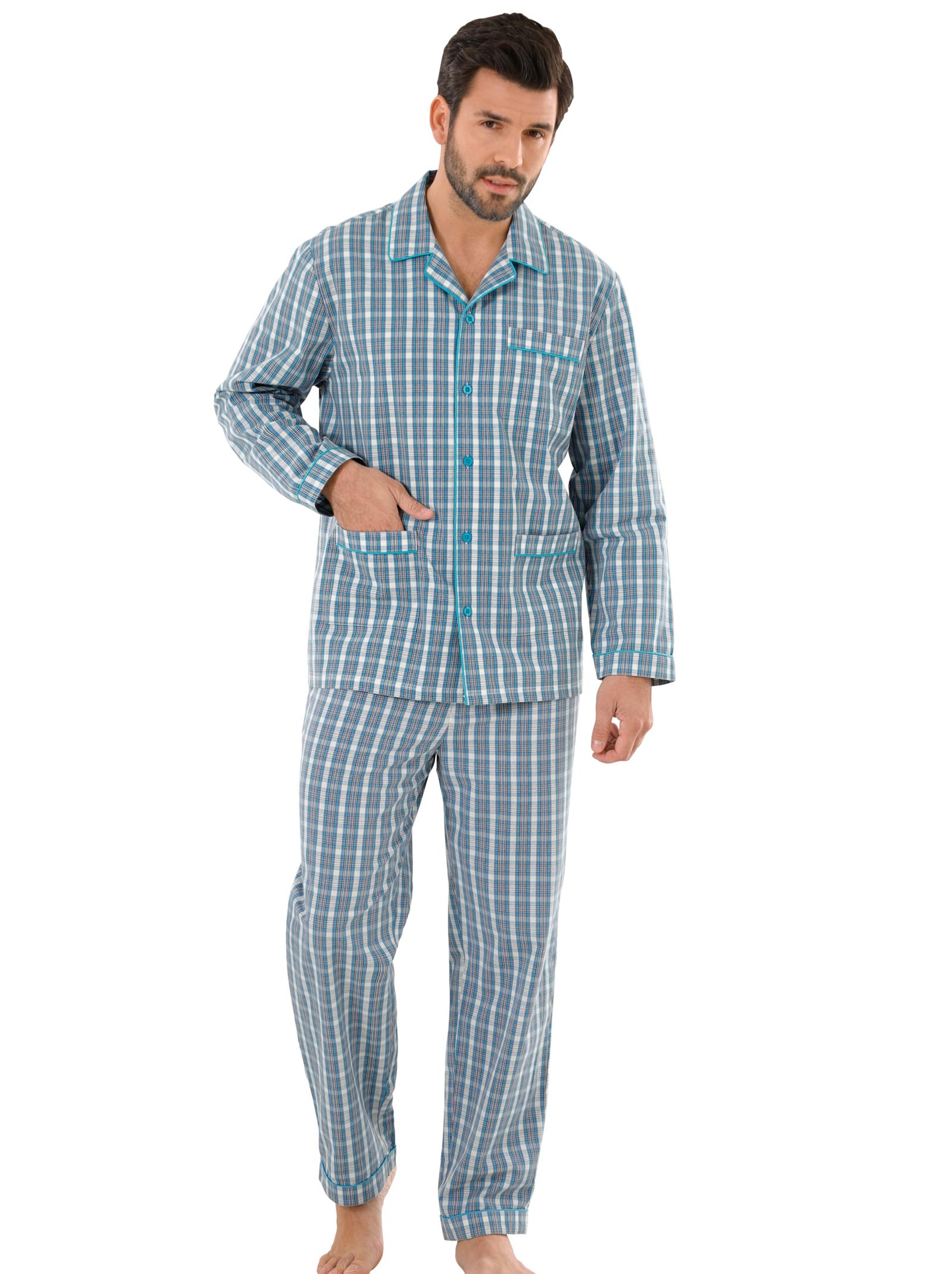 Pyjama - blau-kariert