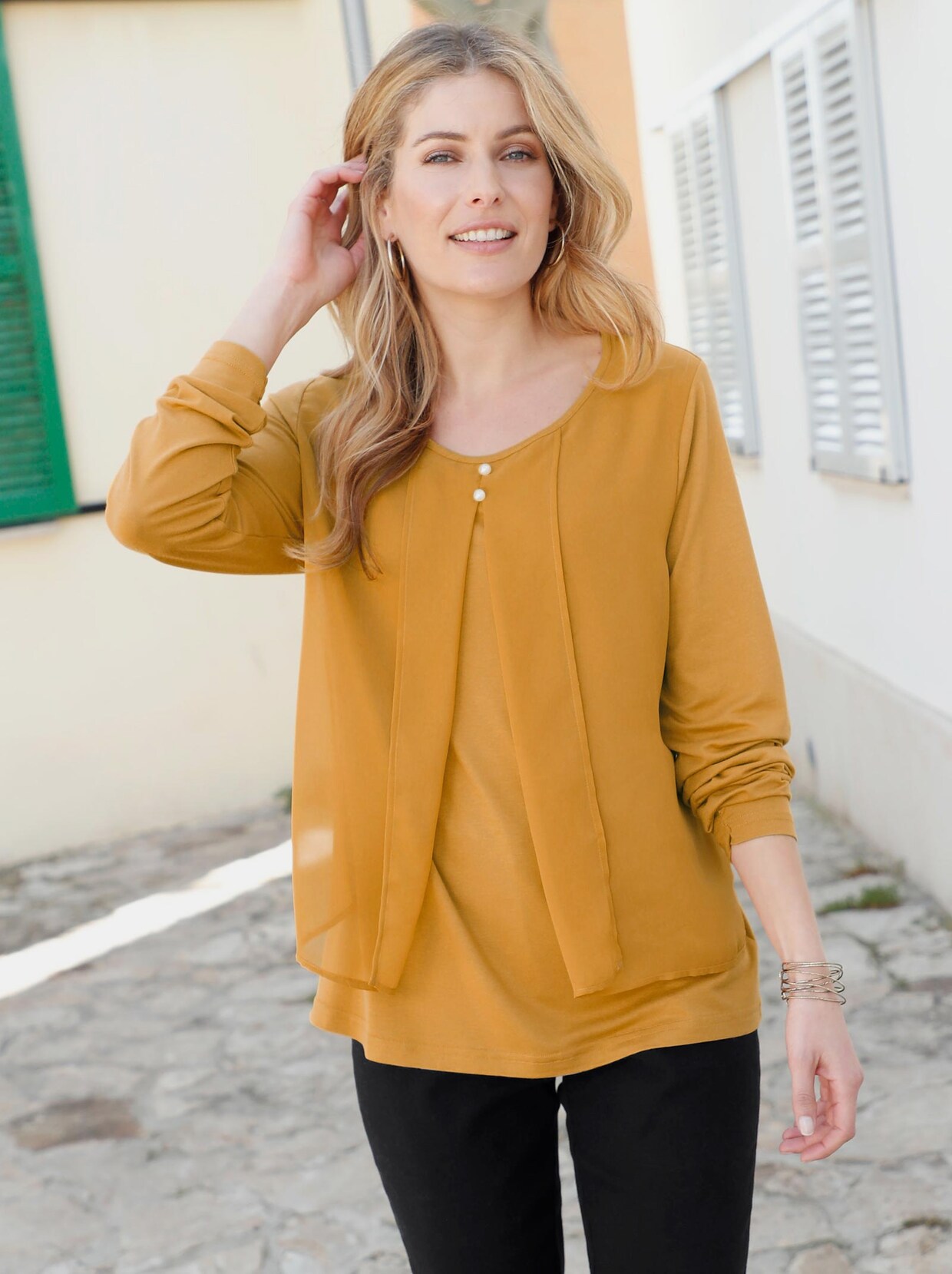 Shirt met lange mouwen - kerrie