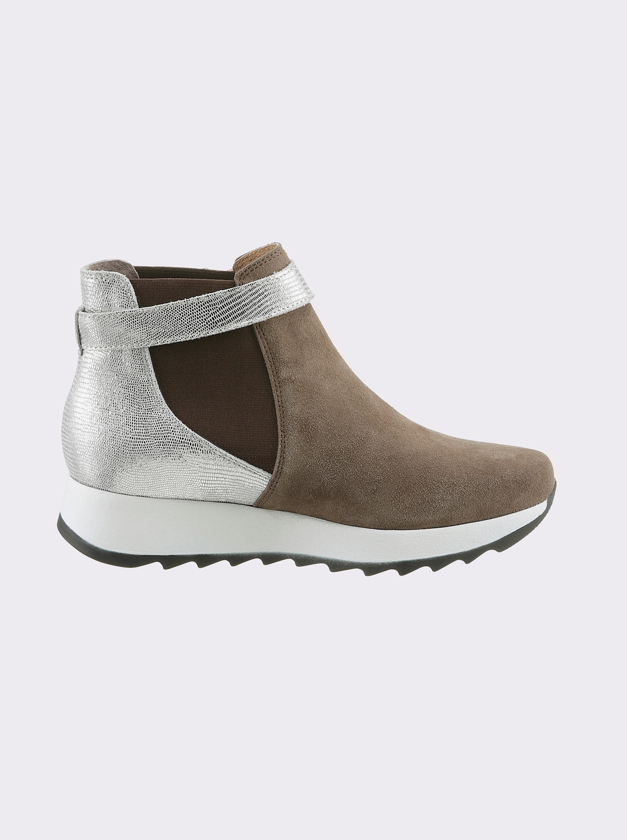 heine Stiefelette - taupe-silberfarben