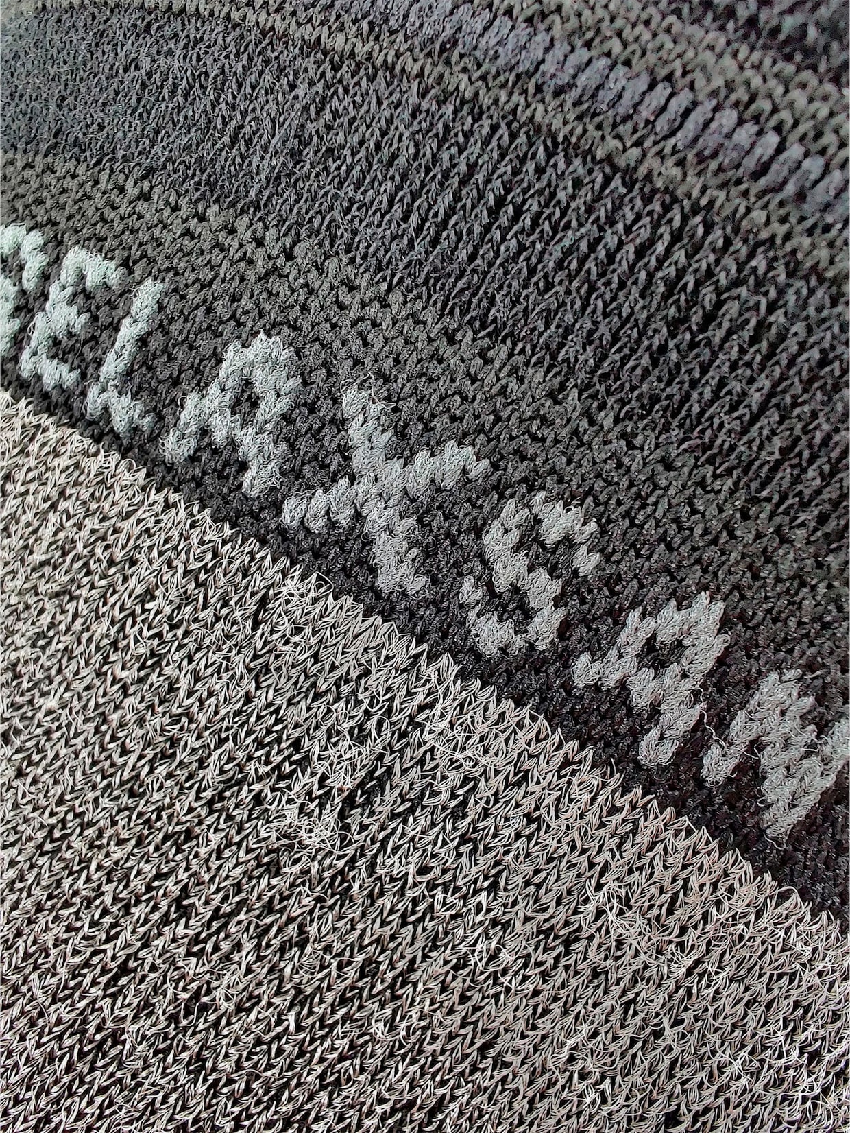 Kompressionsstrümpfe mit Baumwoll-Frottee - schwarz