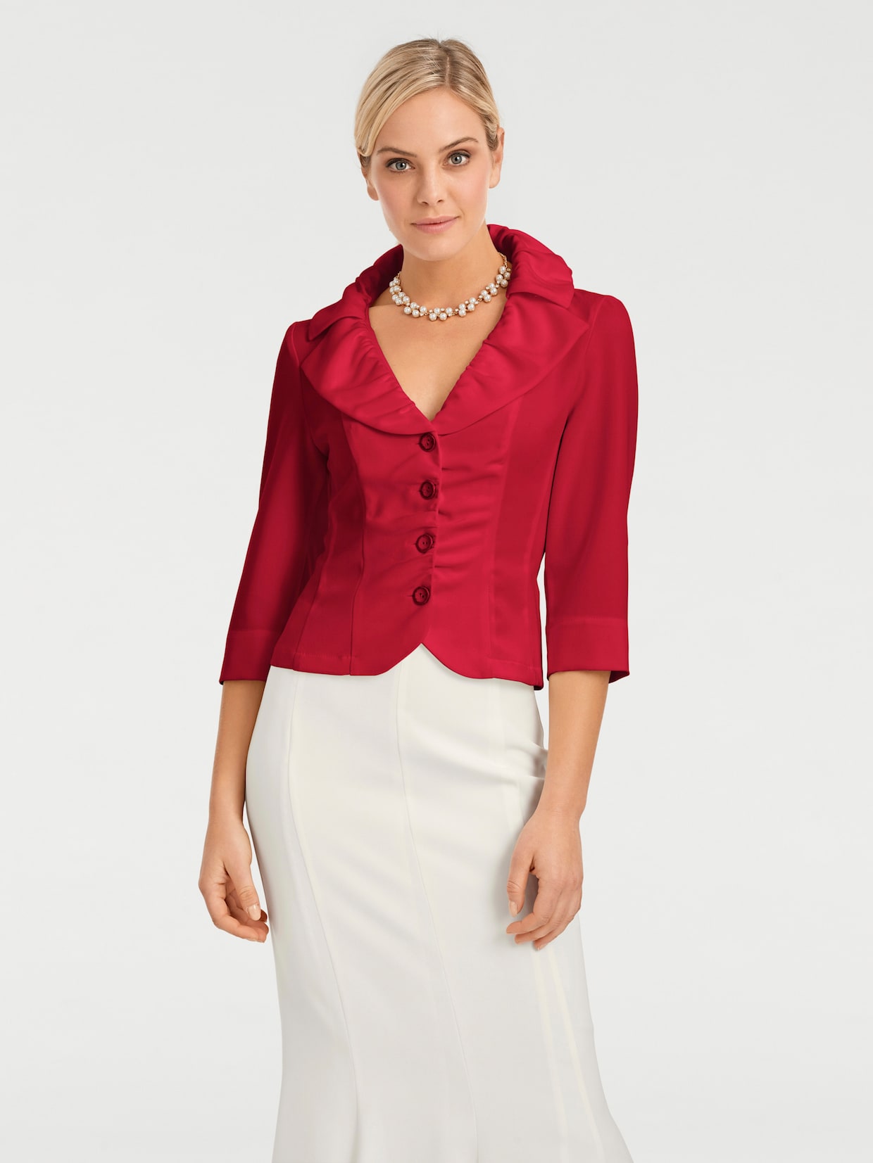 heine Blazer court - rouge