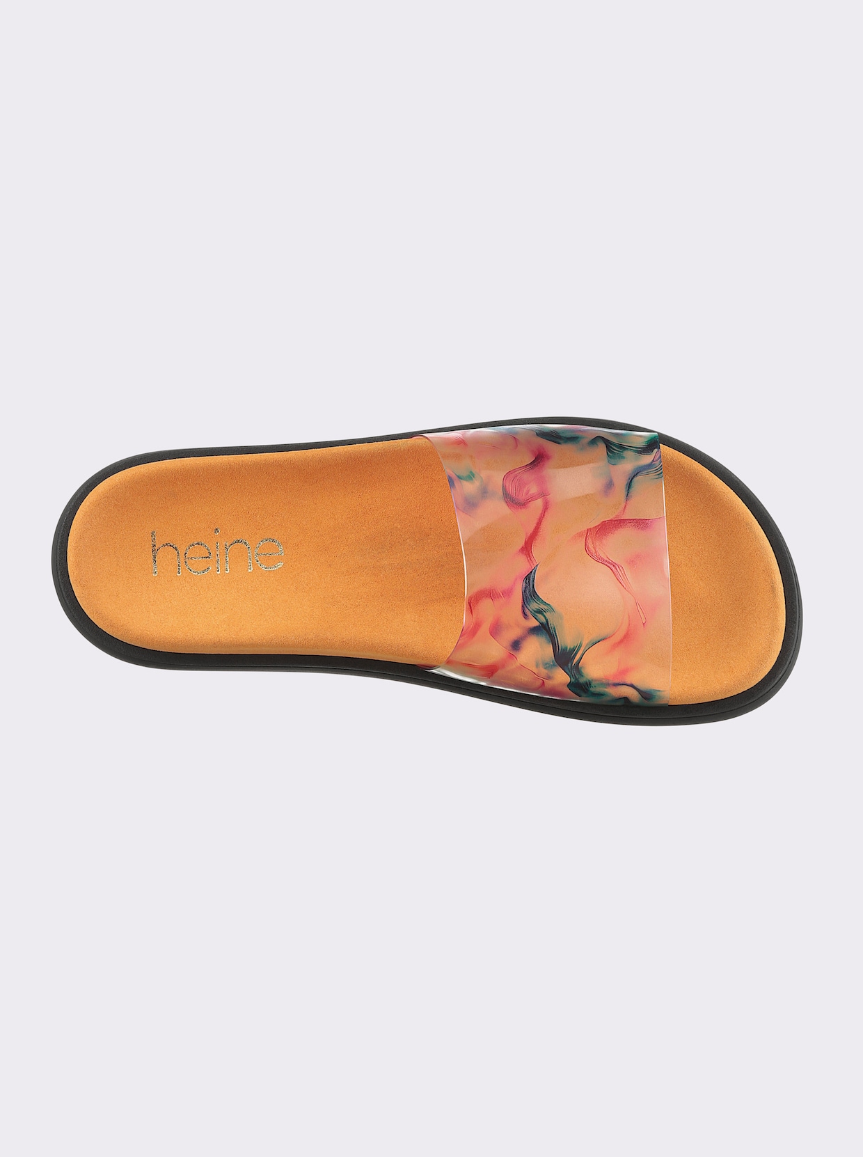 heine Pantolette - orange-bunt