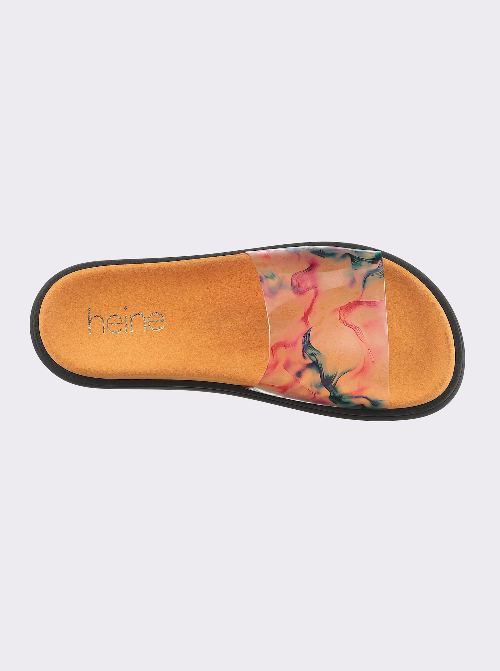 heine Pantolette - orange-bunt