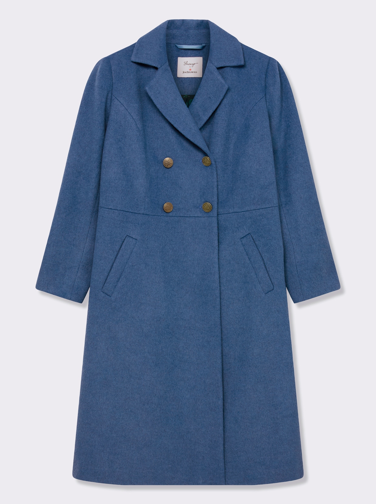sheego by Joe Browns Wintermantel - jeansblau