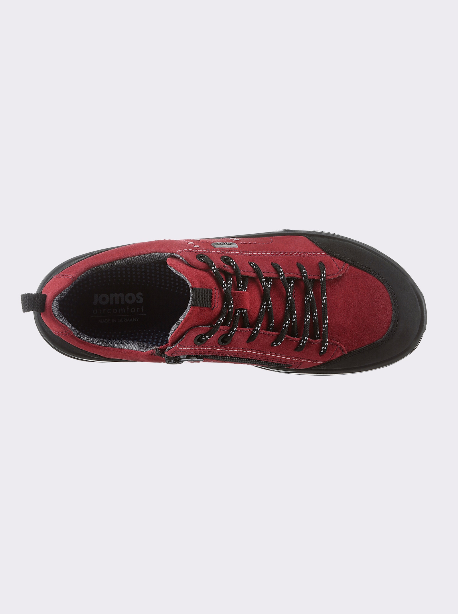Jomos Schnürschuh wasserabweisend und weich gepolstert - rot