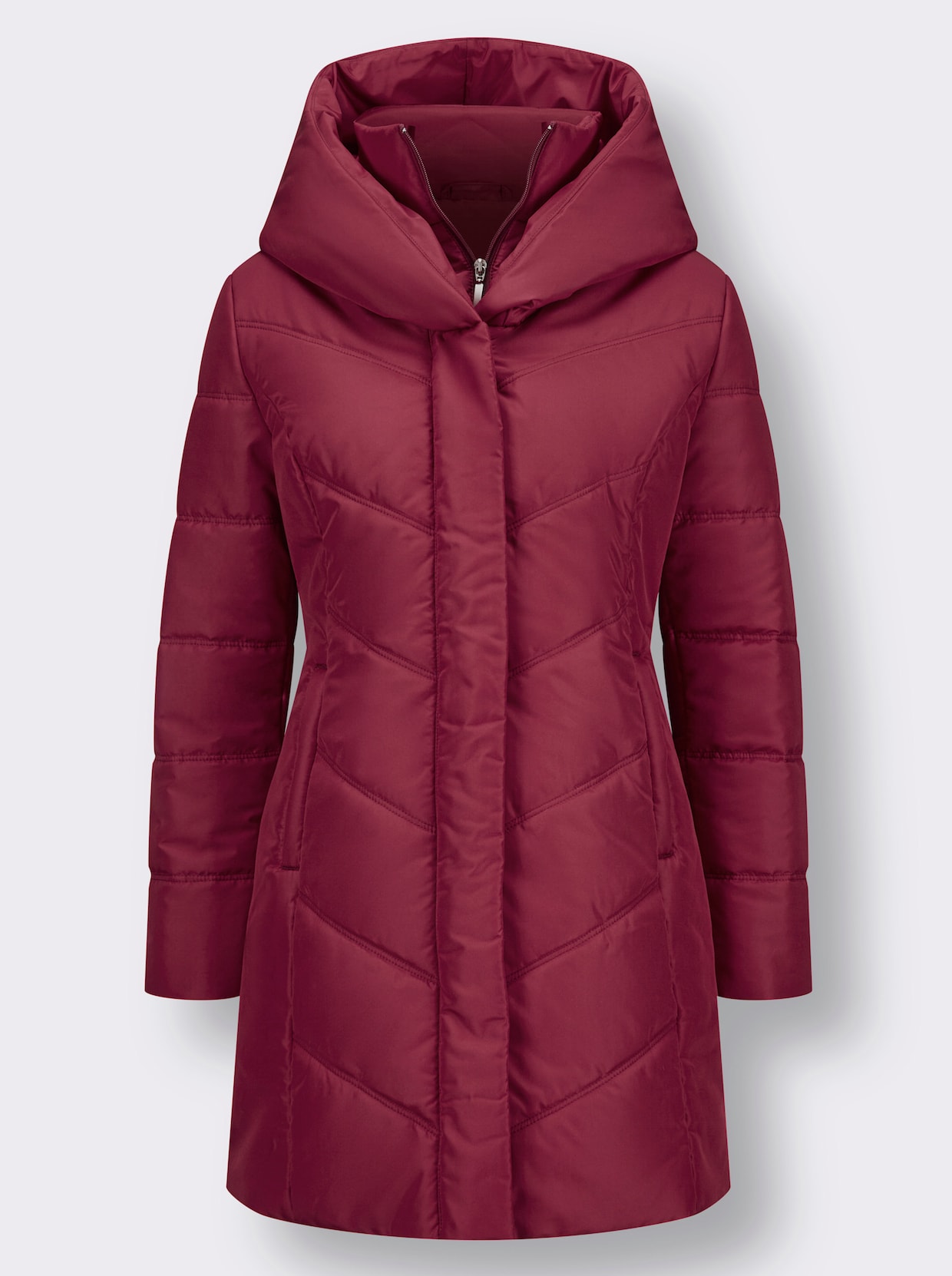 Longjacke - bordeaux