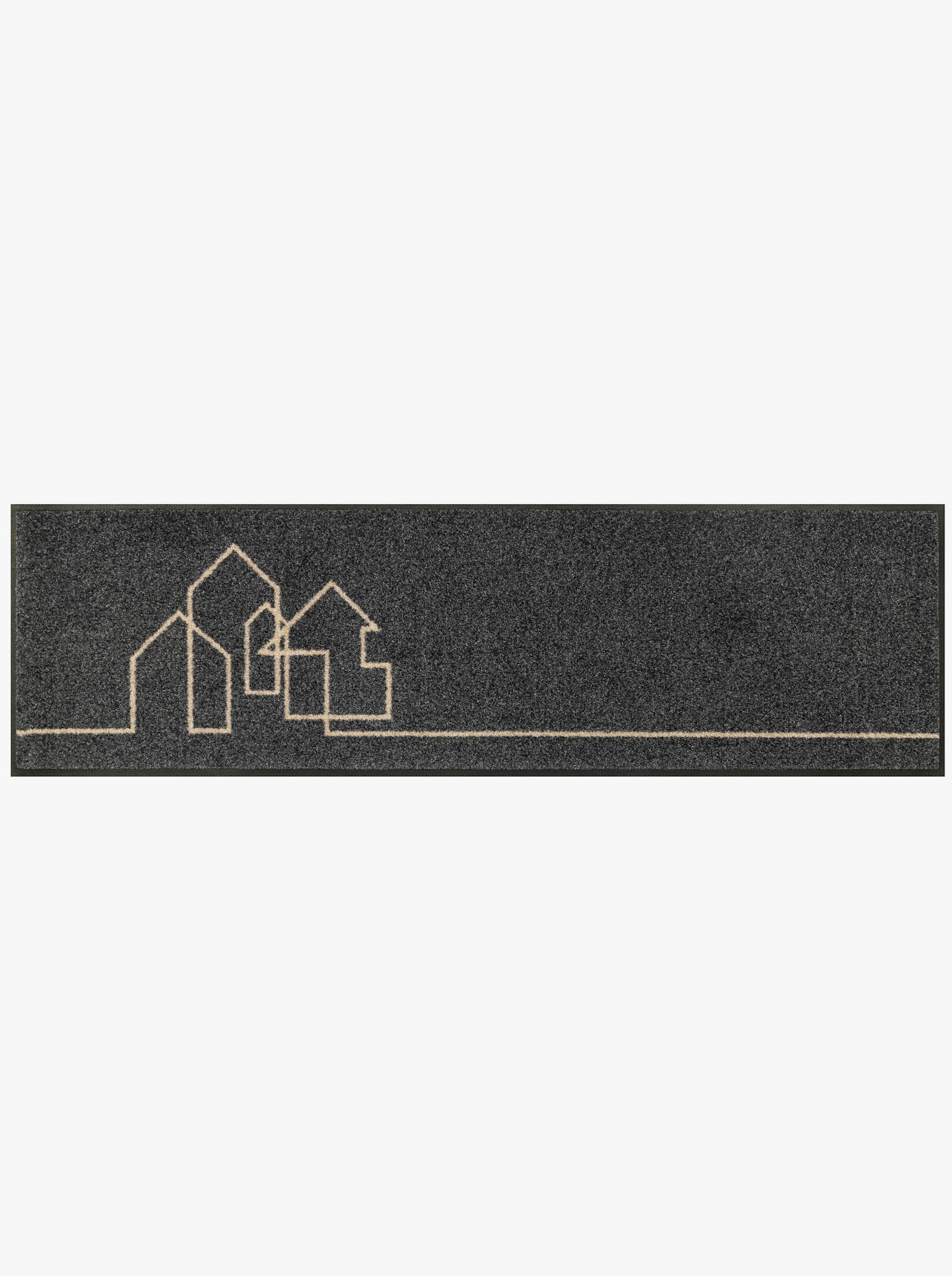 wash+dry by Kleen-Tex Fußmatte - anthrazit-ecru