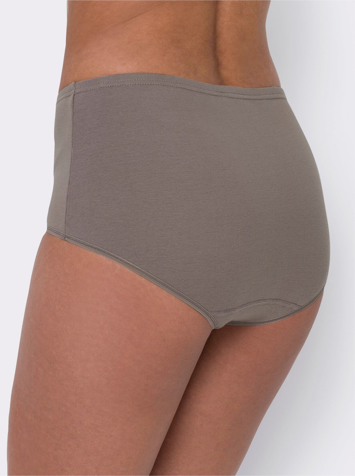 Tailleslip - rookblauw+flamingo+taupe