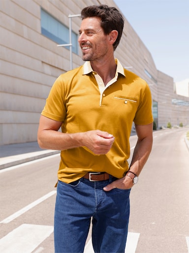 Hajo Kurzarm-Shirt - ocker