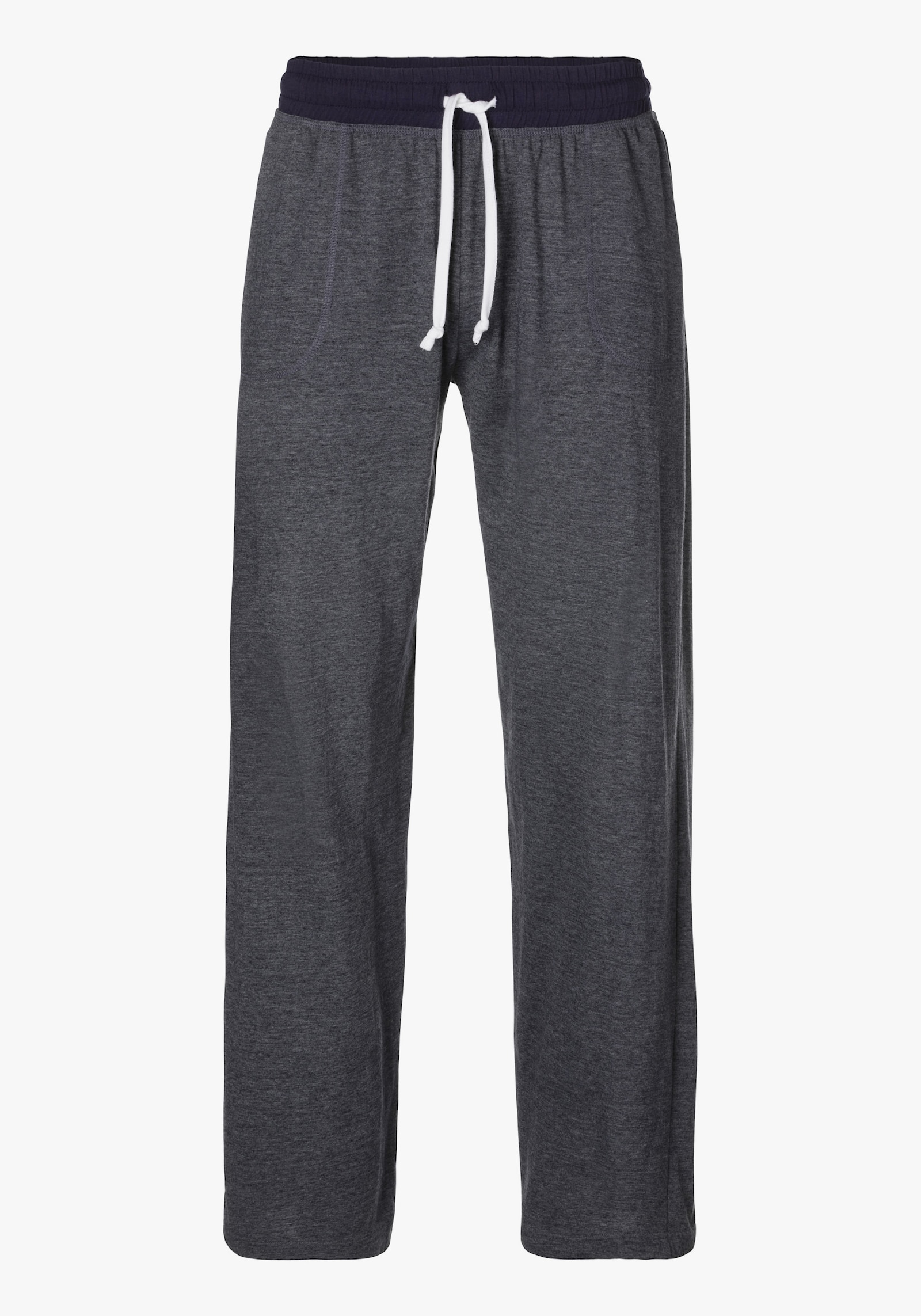 H.I.S Schlafhose - blau-meliert