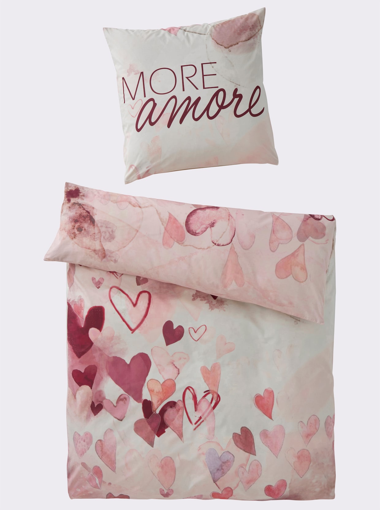 heine home Bedtextiel - rozenkwarts