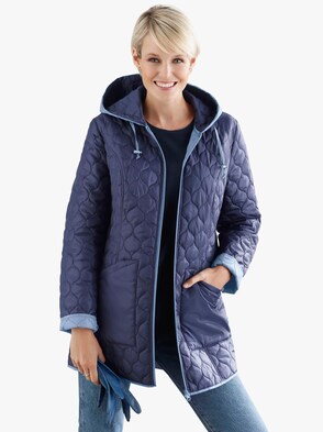 Steppjacke - marine-bleu