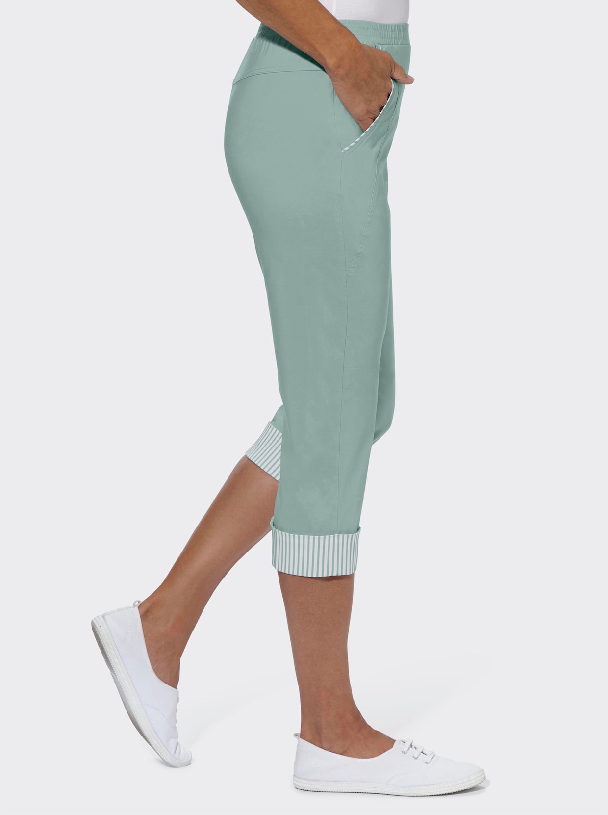 Capri-legging - kalkmint