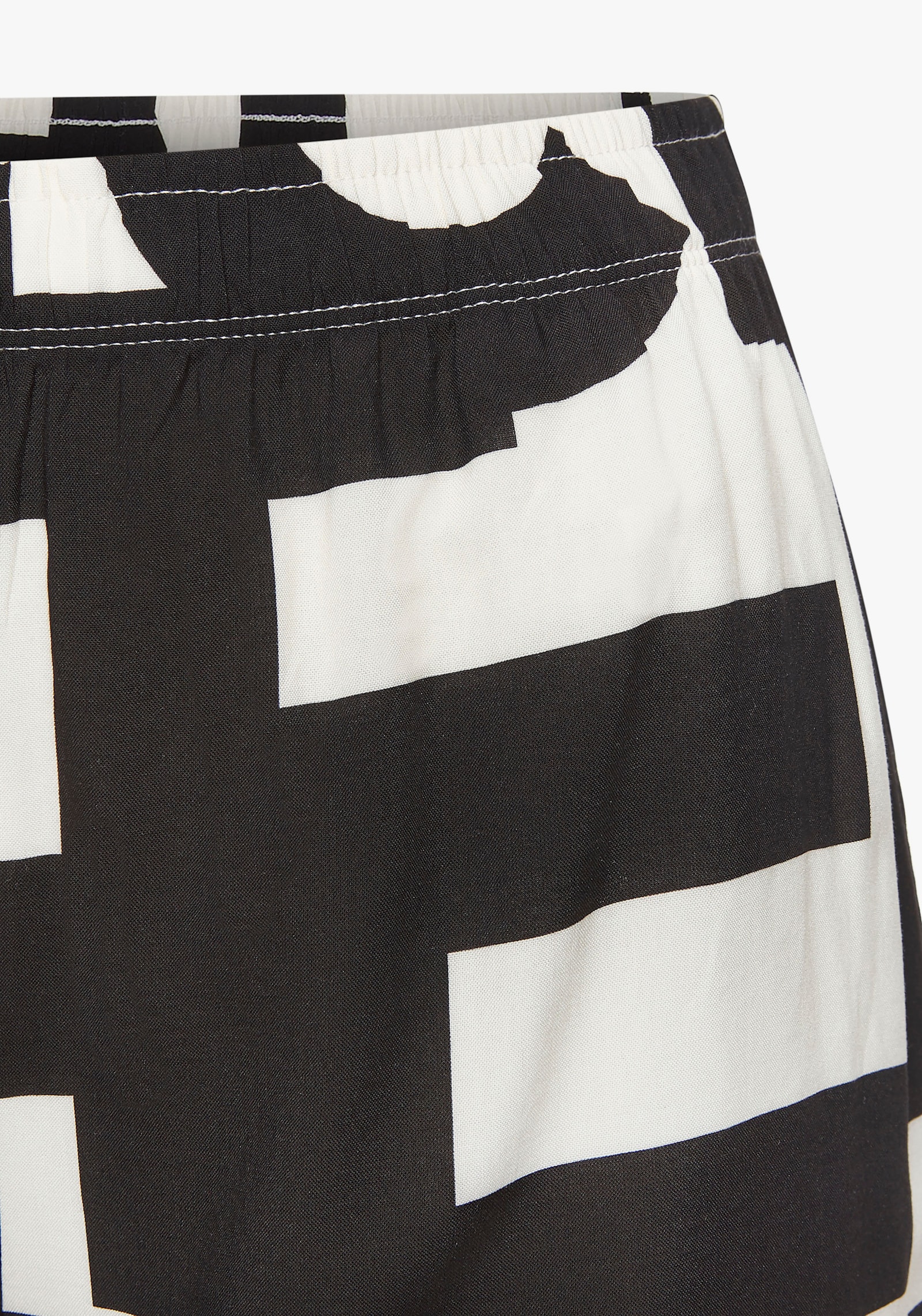 French Connection Pyjamashorts - schwarz-weiss-gemustert