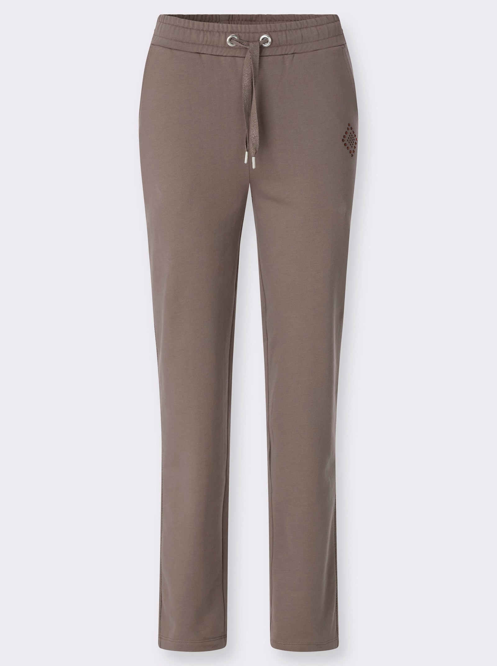 feel good Dehnbund-Hose - dunkeltaupe