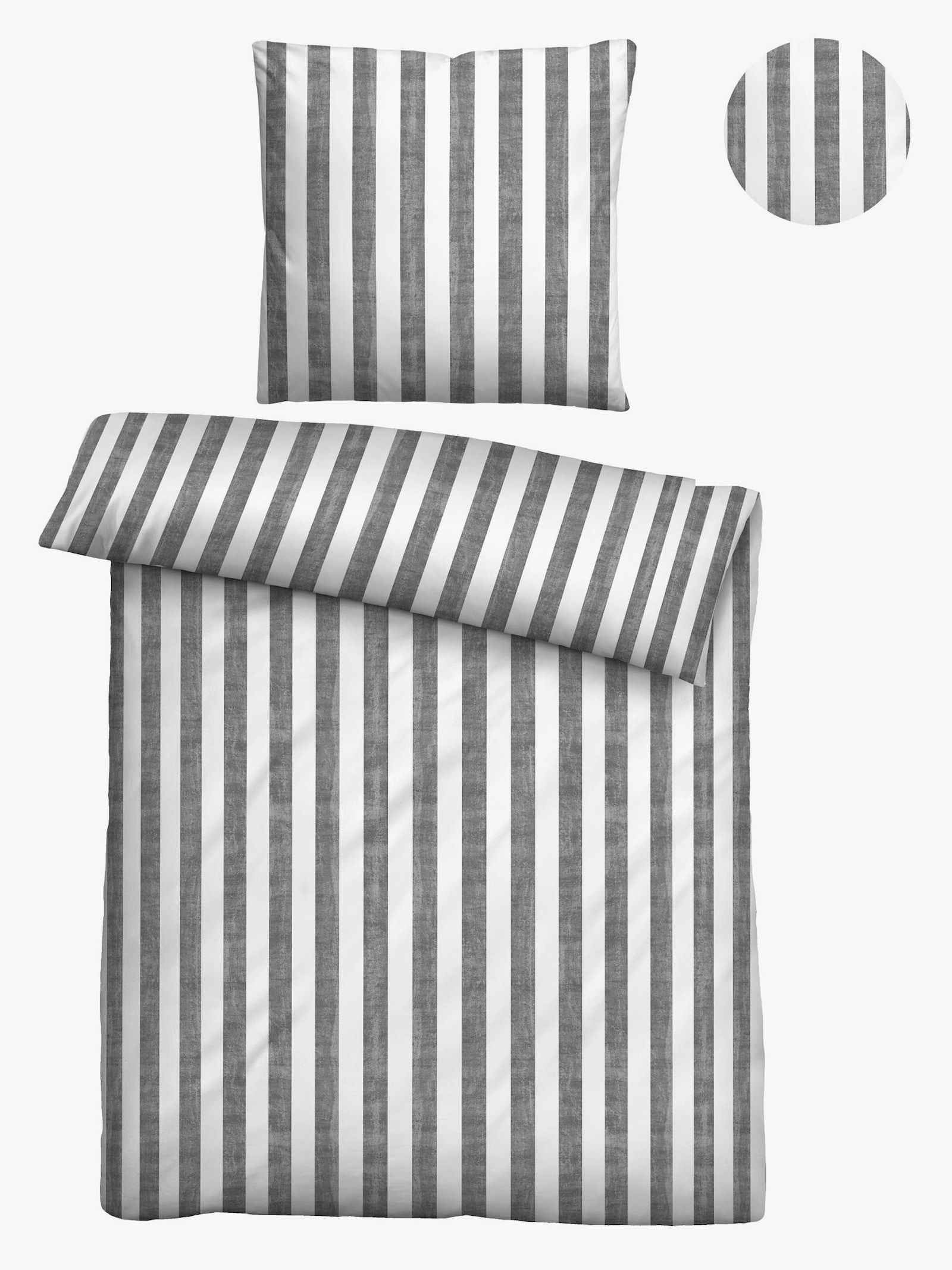 Biberna Bettwäsche - grau
