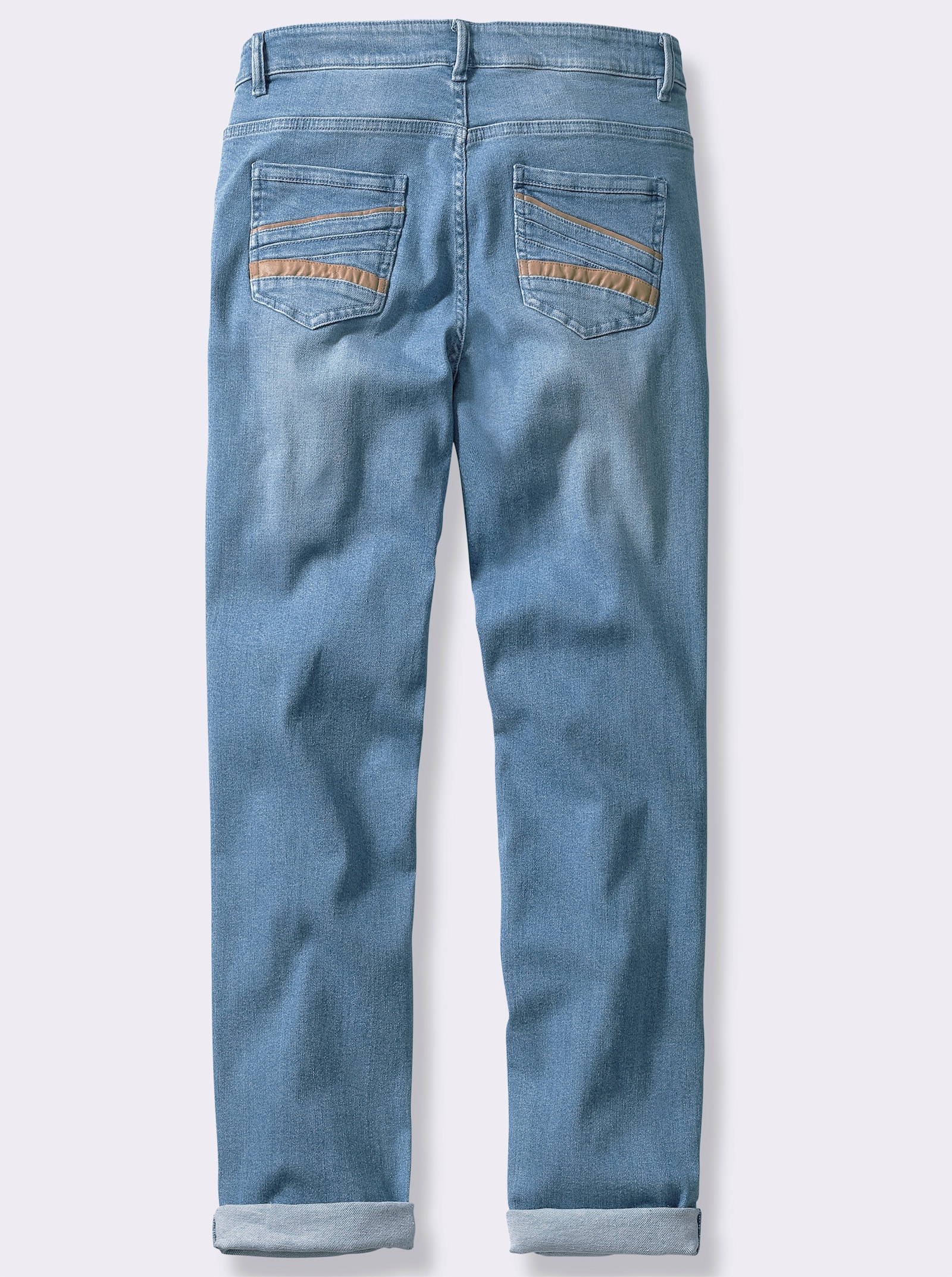 Marco Donati 5-Pocket-Jeans in Baumwoll-Stretch-Qualität - blue-bleached