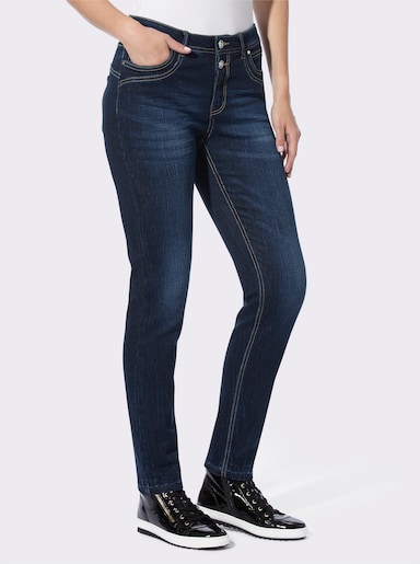 heine Jean - darkblue-stone-washed