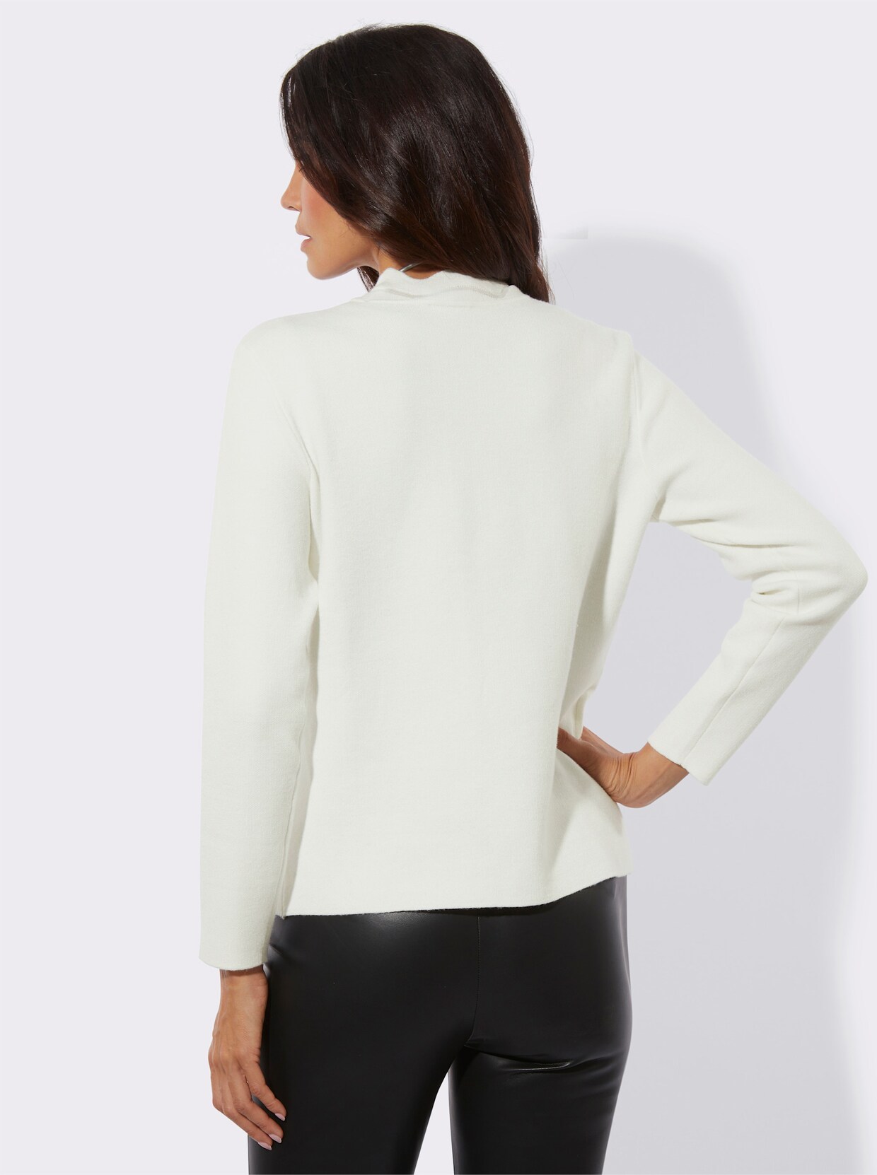 Strickjacke - ecru