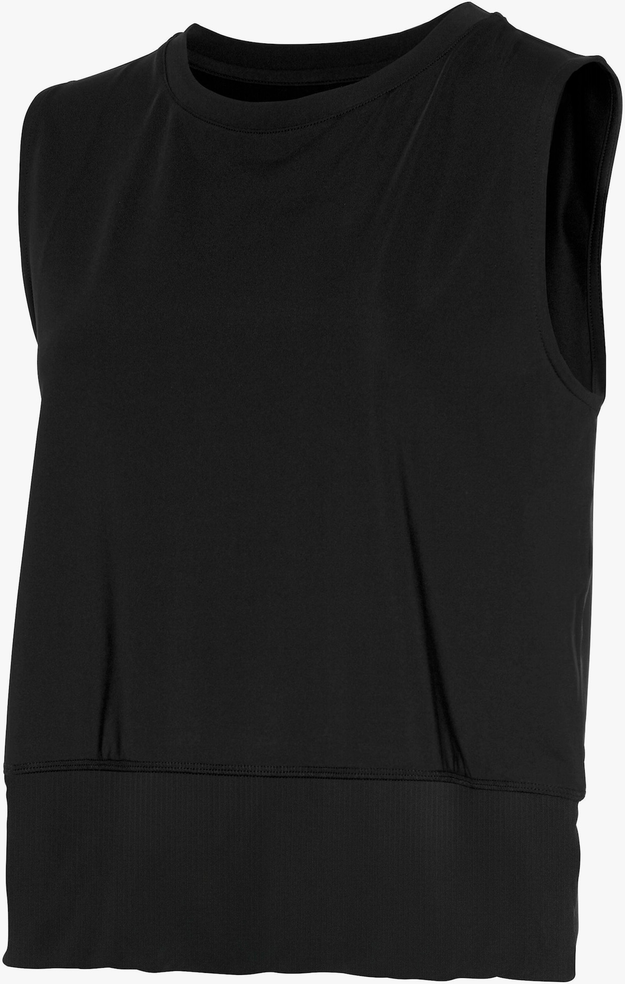 LASCANA ACTIVE Shirt met korte mouwen - zwart