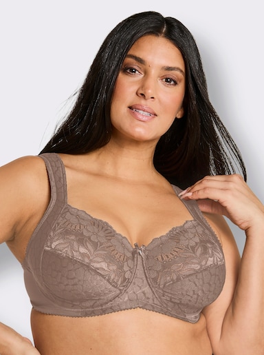Miss Mary Entlastungs-BH mit Bügel und Stütze - taupe