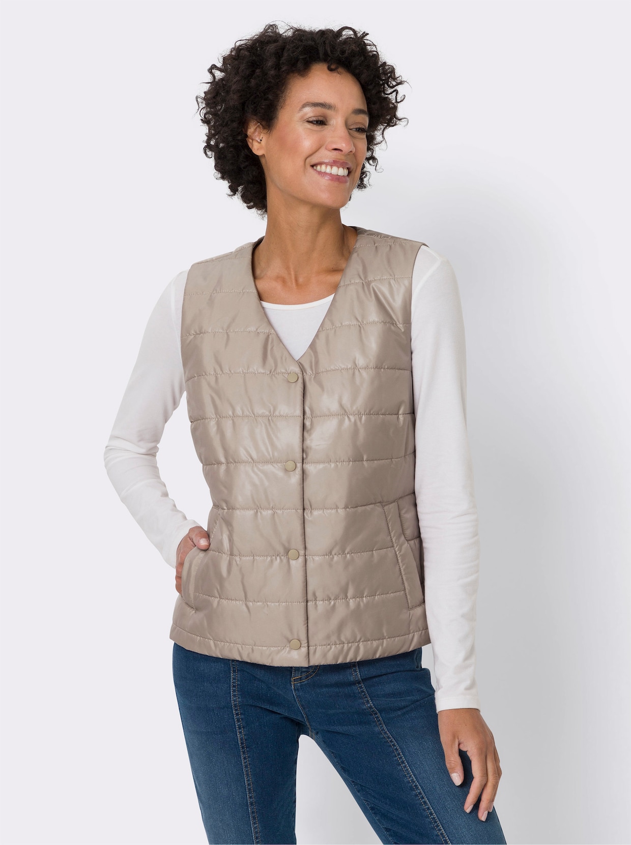 Bodywarmer - sesam