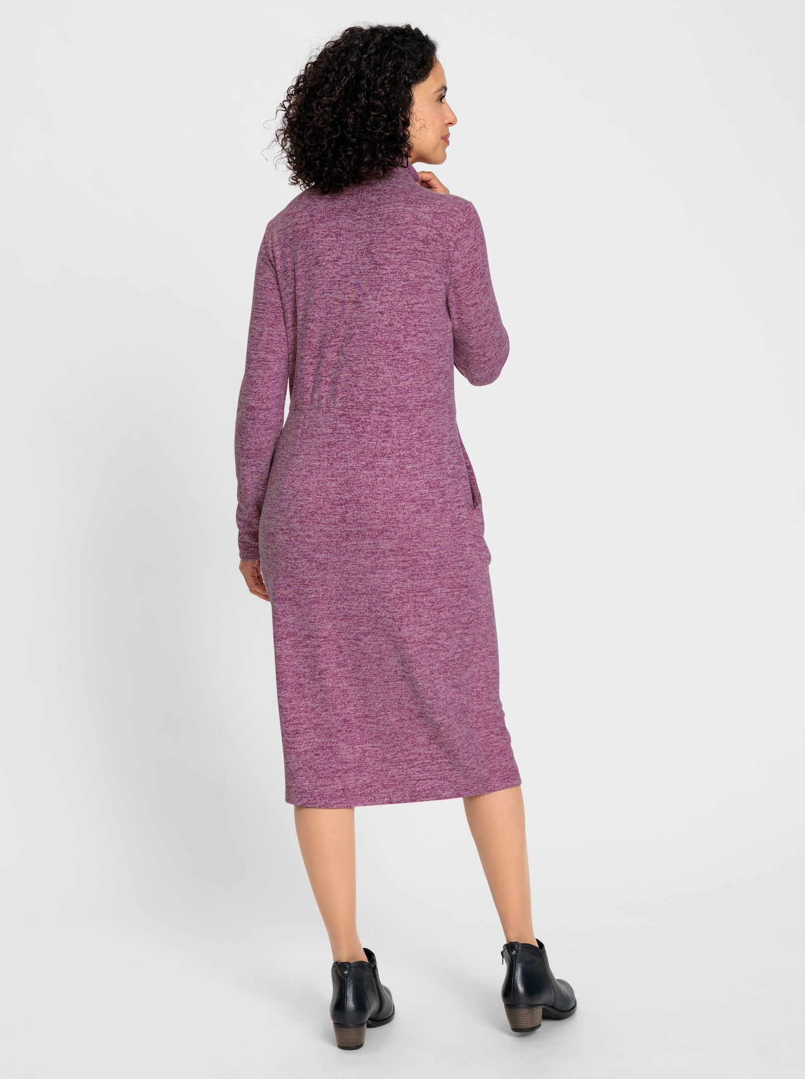 Jerseykleid in Strick-Optik - erika-meliert