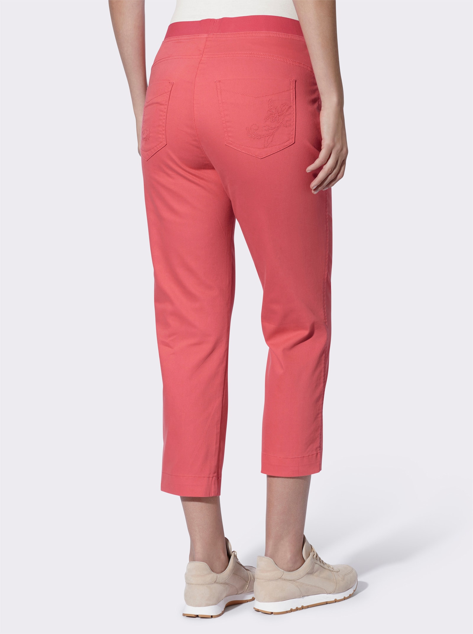 heine Caprihose mit Dehnbund - koralle