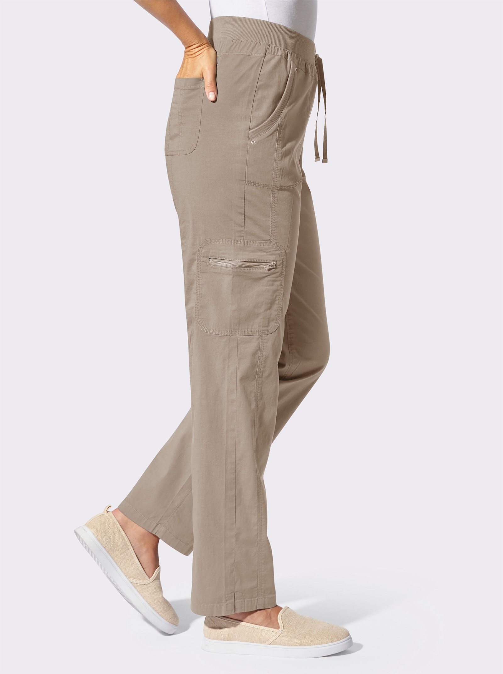Schlupfhose mit funktionalen Taschen - sesam