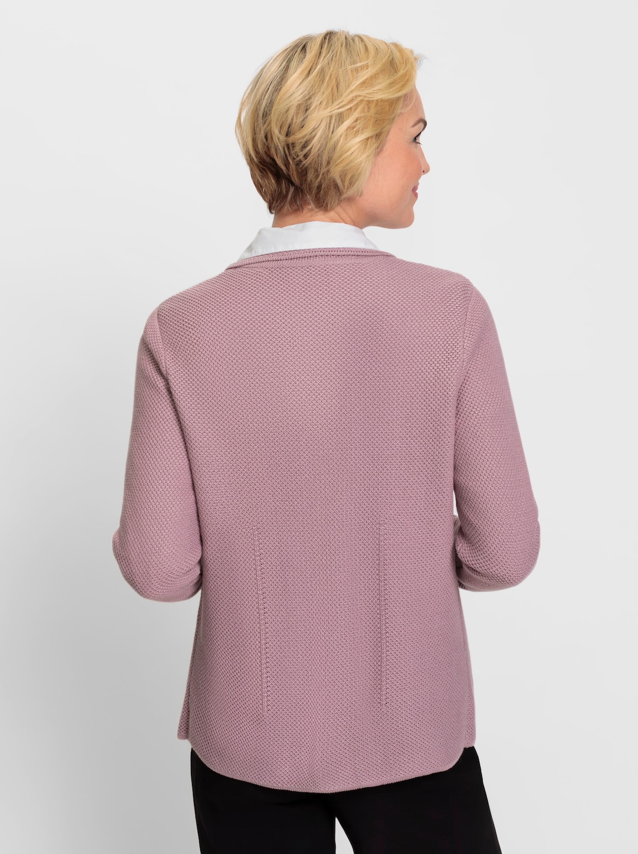 Strickjacke - mauve