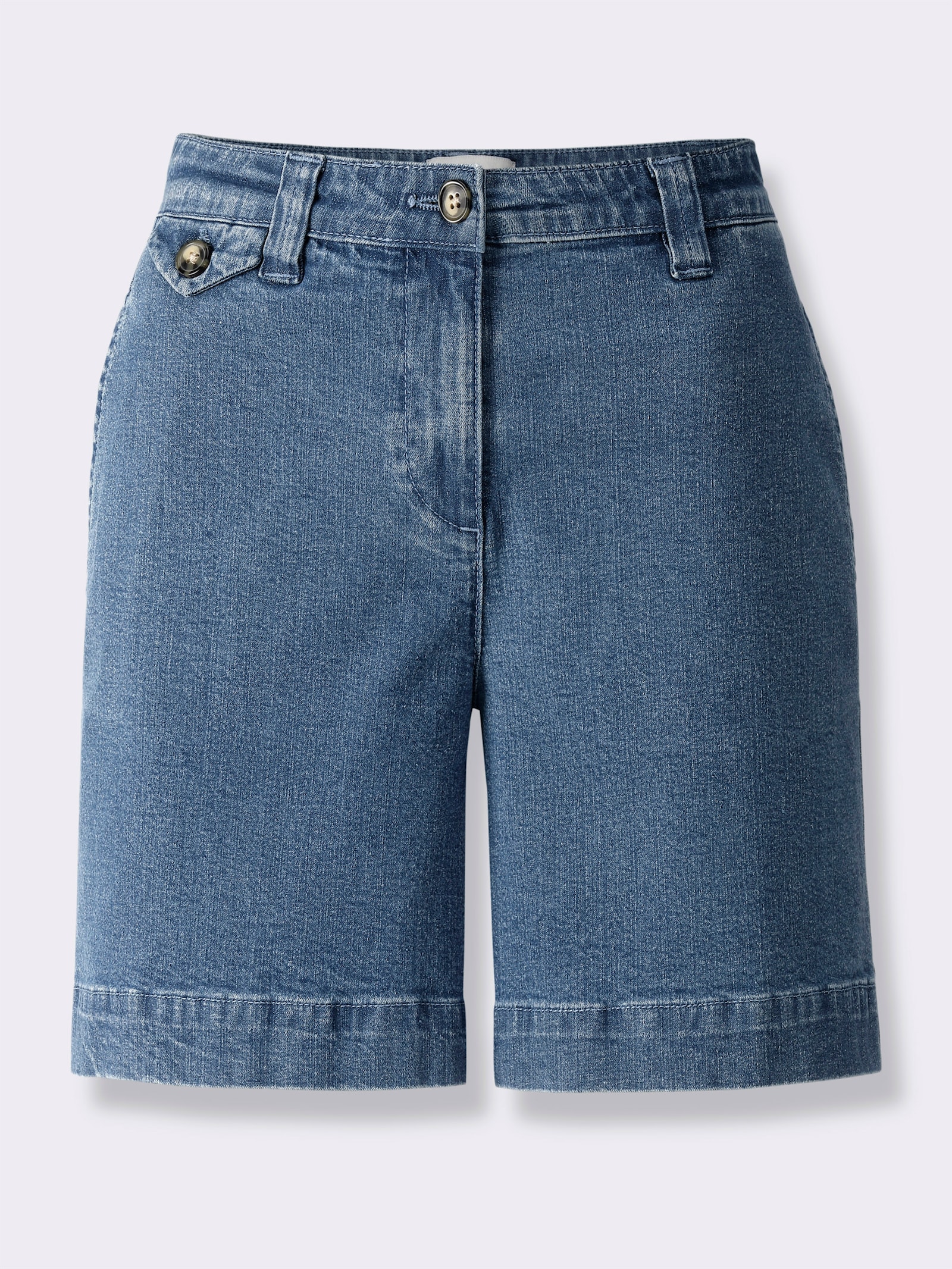 heine Shorts mit etwas weiterem Bein - blue-bleached
