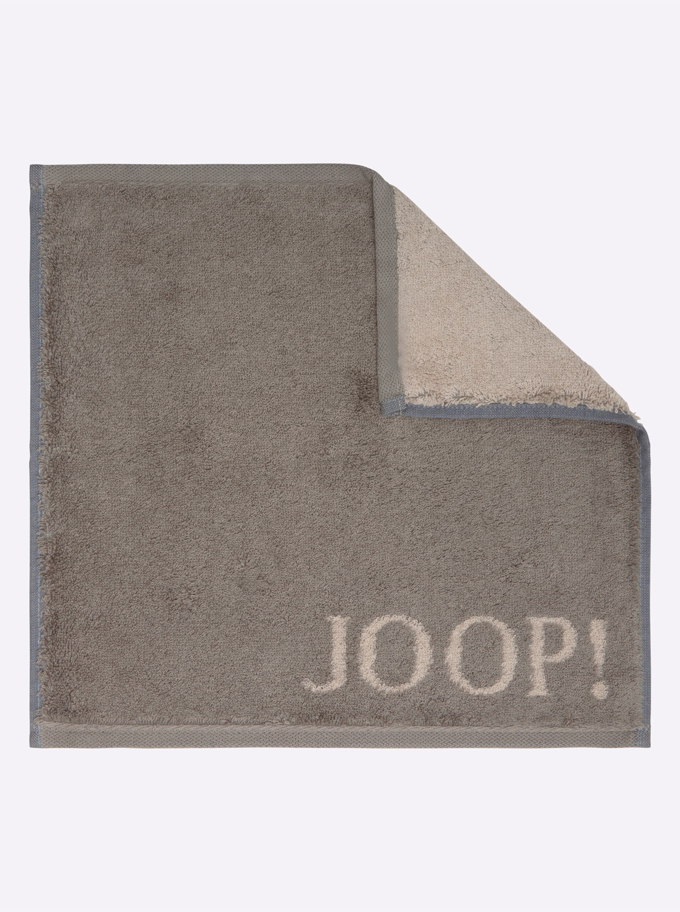 JOOP in günstig Kaufen-Handtuch in graphit von JOOP!. Handtuch in graphit von JOOP! <![CDATA[Dieses elegante Handtuch-Programm aus dem Hause JOOP! macht Ihr Bad zur luxuriösen Wellness-Oase! Attraktives Hell-Dunkel-Dessin mit eingewebtem JOOP!-Logo. Extra weiche, super flausch