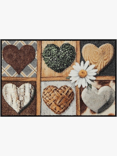 Salonloewe Fußmatte - grau-braun