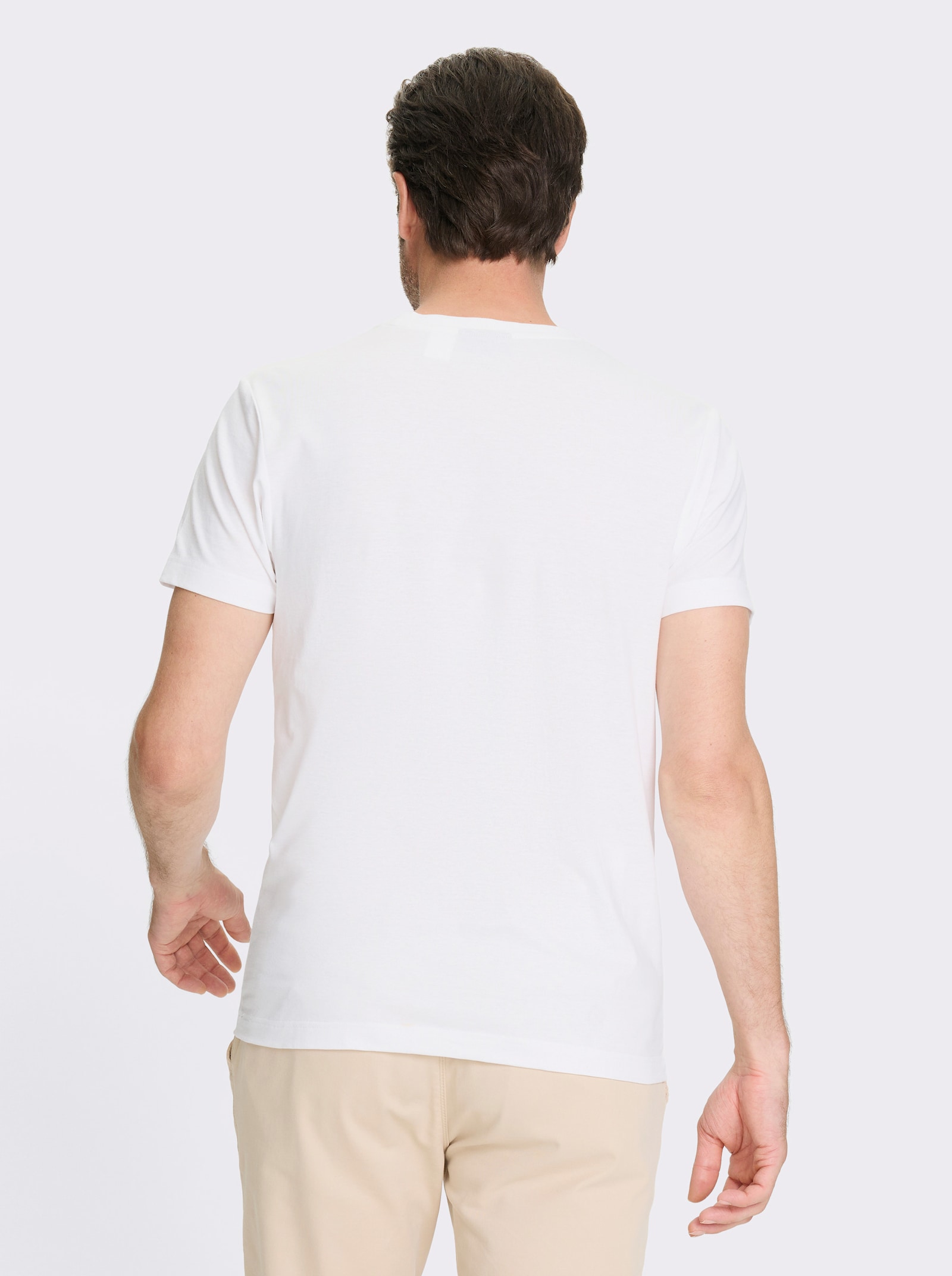 Catamaran T-Shirt mit Front-Print - weiß-bedruckt