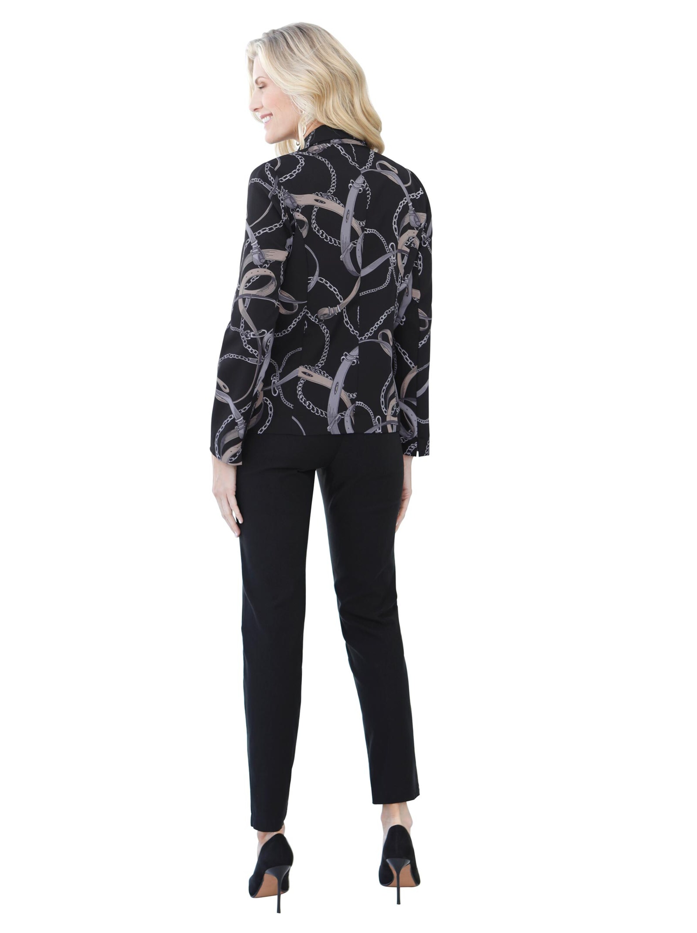 Blazer - schwarz-bedruckt