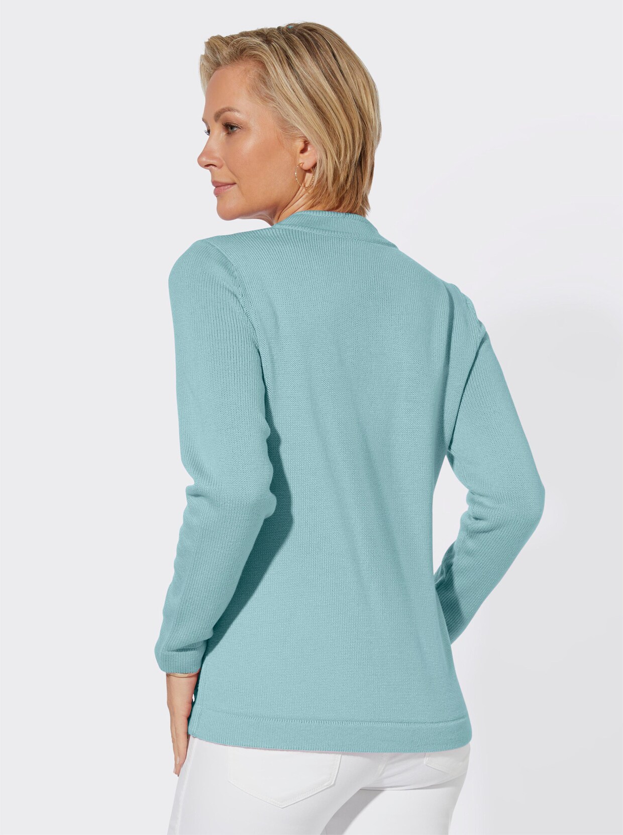Stehkragenpullover - mint
