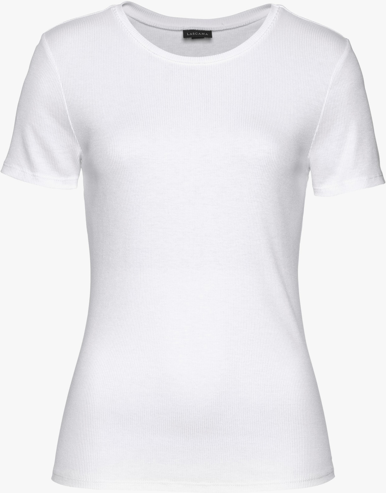 LASCANA T-shirt - blanc, noir