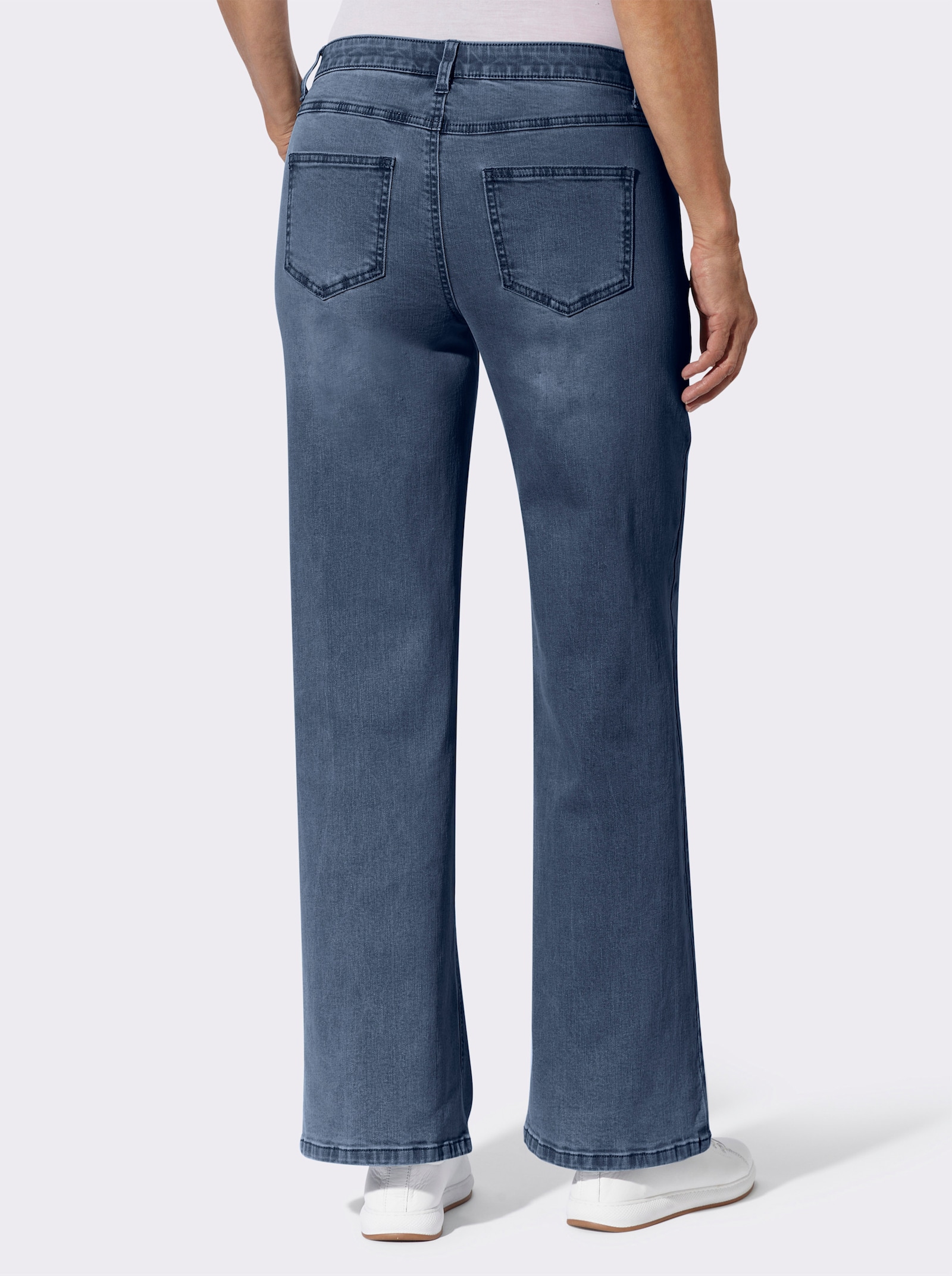 5-Pocket-Jeans in Stretch-Qualität - blue-stone-washed