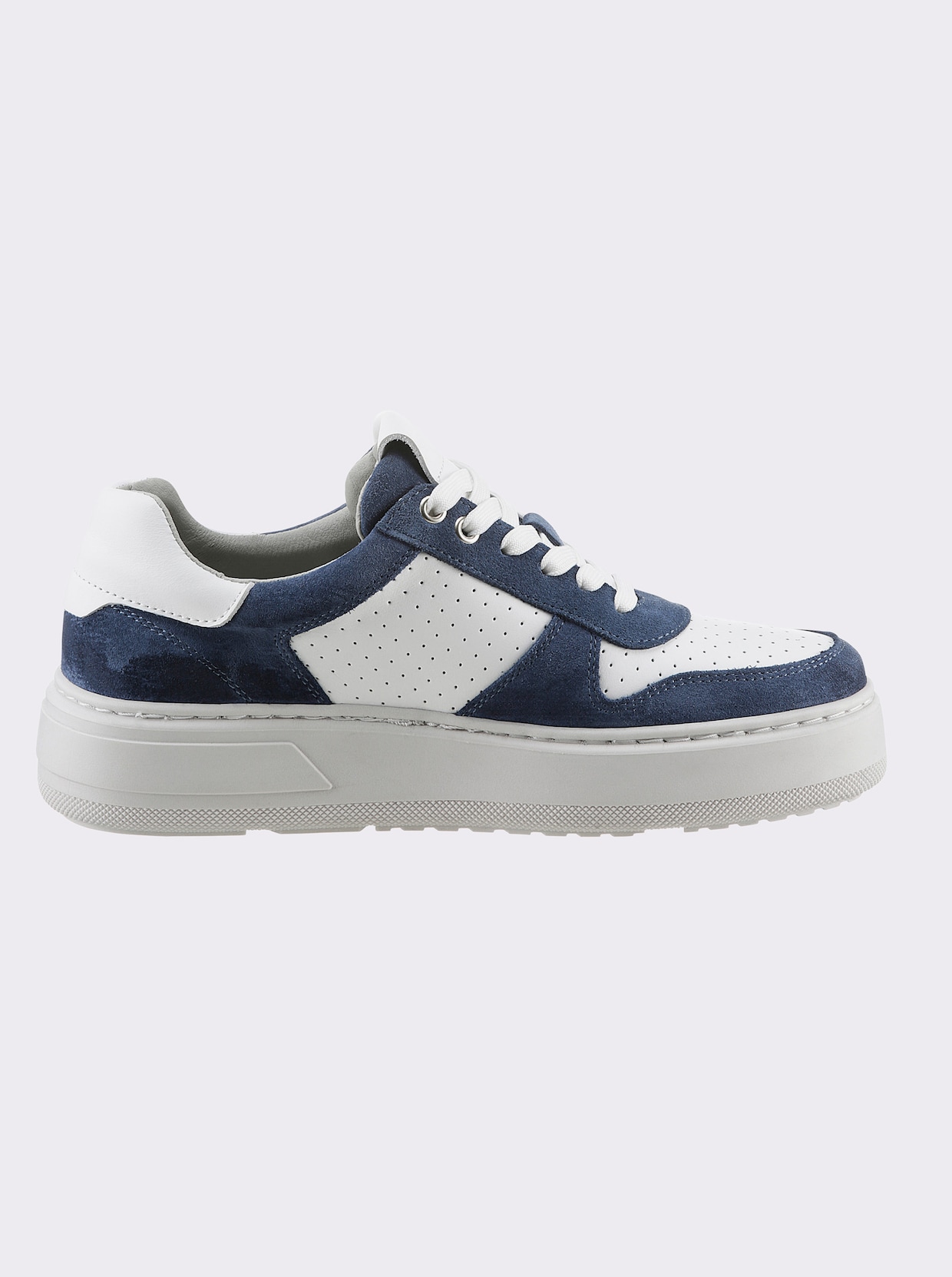 heine Sneaker - blau-weiss