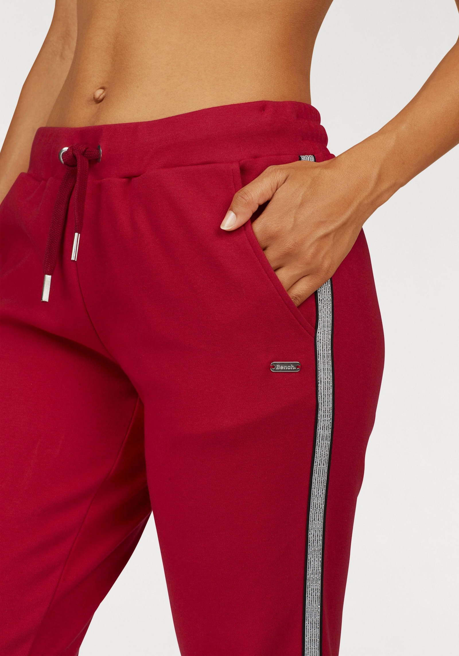 Bench. Loungewear Homewearhose - weinrot
