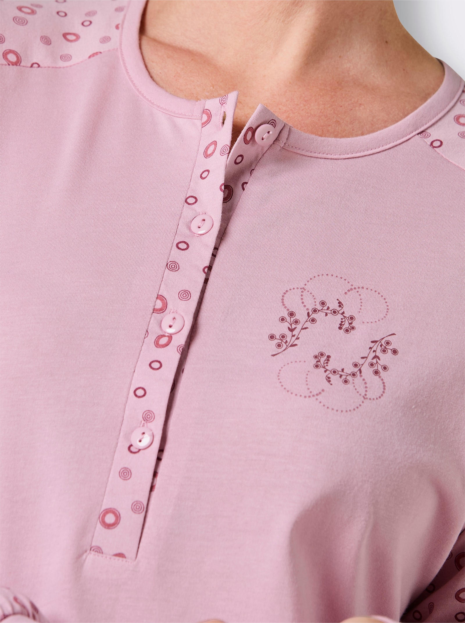 Comtessa Nachthemden - hellblau + rosé