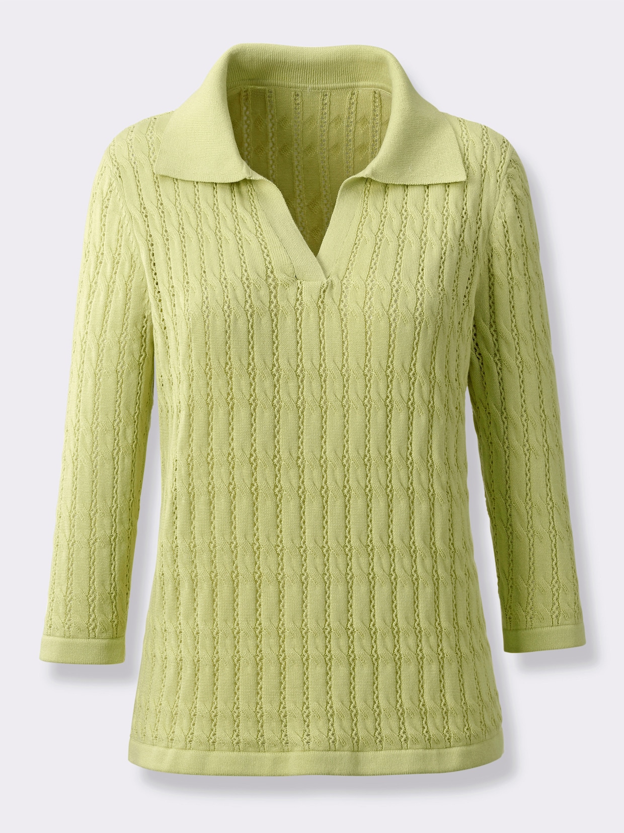 Polopullover - pistazie