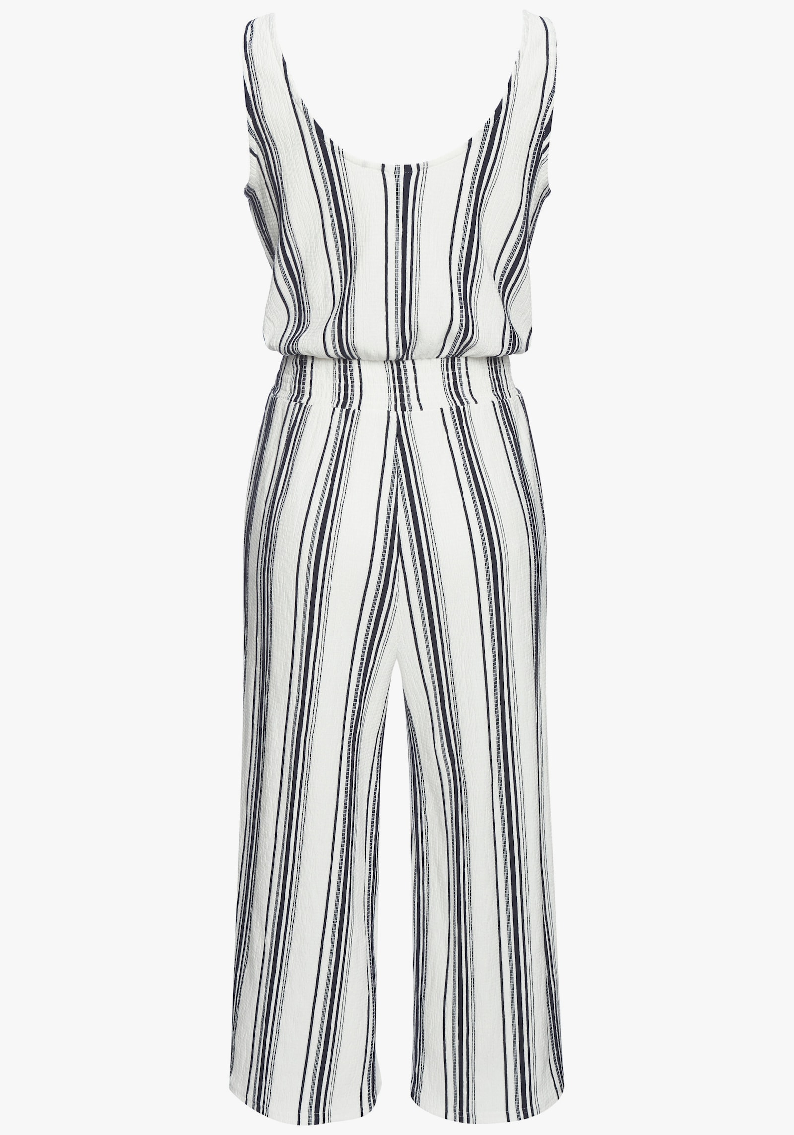 LASCANA Culotte-Overall - weiß-marine gestreift