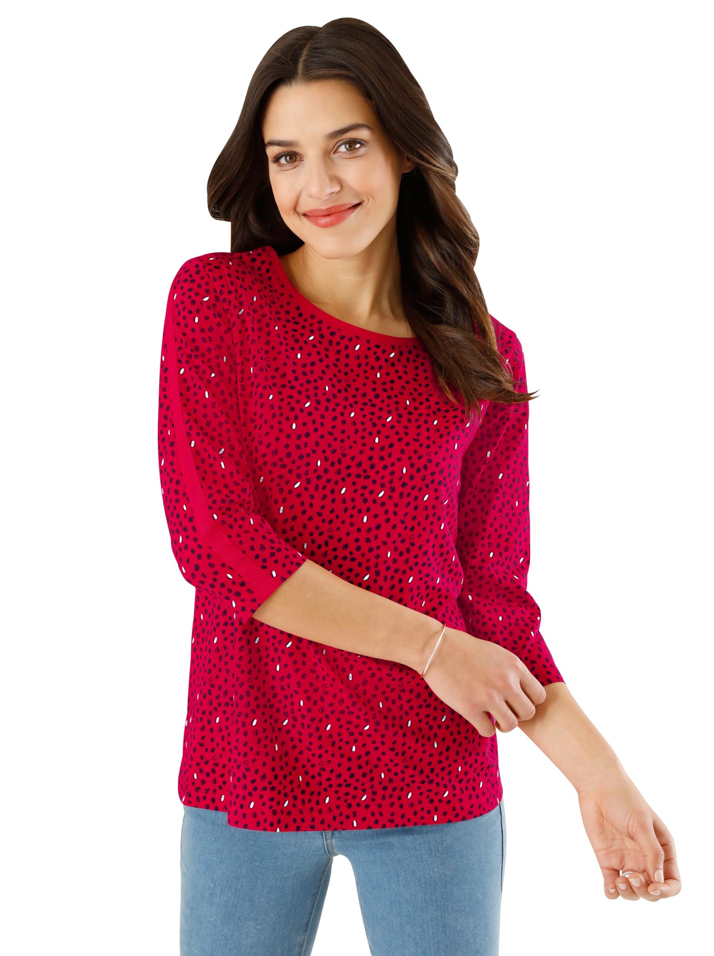 Shirt - rot-bedruckt